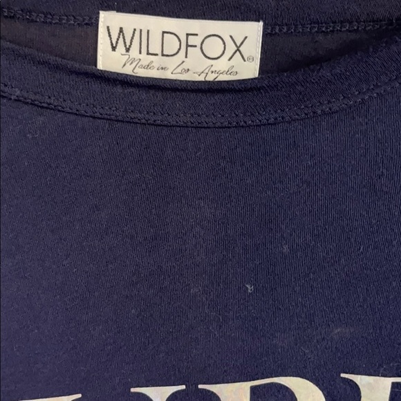 WILDFOX long sleeve tee. 100% cotton - Picture 3 of 4